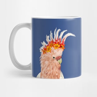 Major Mitchell's Cockatoo + Bidens 'Blazing Fire' Mug